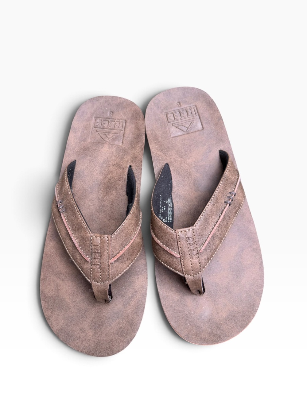 NEW REEF men's classic sandals in bronze brown